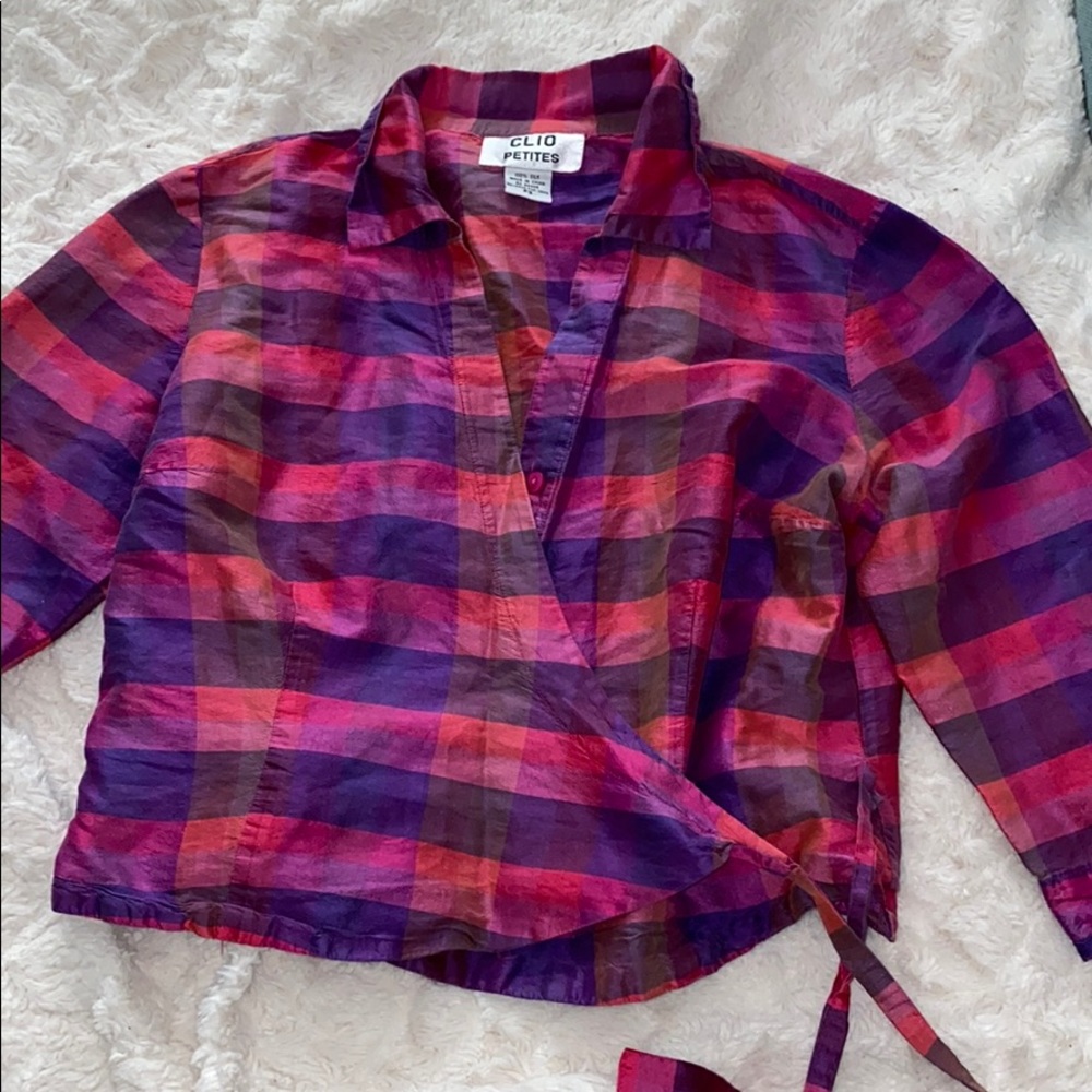 Clio petites crop top